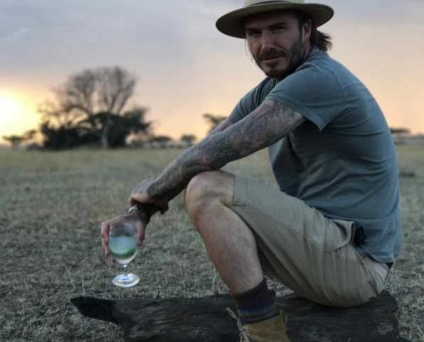 David Beckham in Tanzania